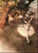 Edgar Degas The Star Dancer on Stage oil on canvas